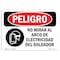 Signmission OSHA Sign, Do Not Watch Arc Spanish, 10in X 7in Rigid Plastic, 10" W, 7" H, Do Not Watch Arc Spanish OS-DS-P-710-LS-1184 - alternate 1